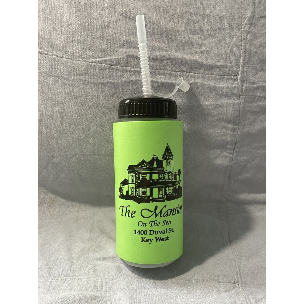 Key West Buoy Beach‎ Bar at the Mansion on the Sea Green Insulated Drink Bottle